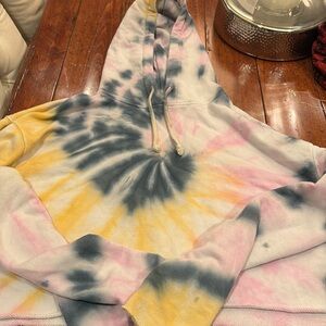 Worn once crop hoody sweatshirt